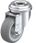 Blickle LRA-TPA 50G, Rolle, 125 kg, Grau, Silber, Swivel wheels, Thermoplastisches