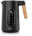 Arendo Wasserkocher mit Temperatureinstellung 40&deg;C - 100&deg;C mit Anzeige,