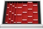 STIER Schubladeneinteilung Muldenplatten BLH 50 mm Innenma&szlig; 500x450 mm 3 MP...