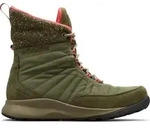Columbia Damen Stiefel NikiskiTM Oliv - Gr&uuml;n/Orange - 37