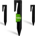 ECENCE Erdn&auml;gel f&uuml;r M&auml;hroboter - 100 St&uuml;ck Erdspie&szlig;e f&uuml;r Begrenzungskabel,