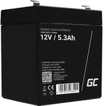 Green Cell&reg; AGM 12V 5,3Ah Akku VRLA Blei-Batterie Bleiakku Ersatzakku Gelakku