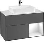 Villeroy & Boch V&B Waschtischunterschrank FINION 1000x603x501 Abdpl wh Reg Wln