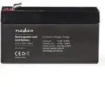 Nedis Wiederaufladbare Blei-S&auml;ure-Batterie - 12 V - 1300 mAh - Schwarz