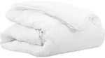 vidaXL 2-in-1 Bettdecke 262 x 242 x 10 cm Winter Polyester Wei&szlig; - Wei&szlig;