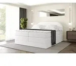 ALTDECOR Boxspringbett mit Matratze und Lattenrost, Topper, Polsterbett mit