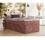 MKS MEBLE Boxspringbett 90x200 ZERO mit Bettkasten und Multipocket-Matratze -