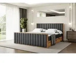 ALTDECOR Boxspringbett mit Matratze und Lattenrost, Topper,...