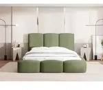 Polsterbett 180 x 200 cm mit Bettkasten und Metall-Lattenrost &ndash; Modernes...