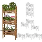 needs&wants&reg; 3-fach multifunktional: Pflanzenst&auml;nder Blumenst&auml;nder aus Holz