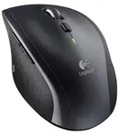 Logitech LGT-M705S, rechts, Optisch, RF Wireless, 1000 DPI, Anthrazit - Grau
