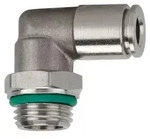 Riegler L-Steckverschrau., drehbar, G 1/4 a., Schl.-&Oslash; 8, 15bar, ES 1.4404