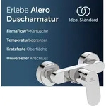 Ideal Standard Alero Brausearmatur, f&uuml;r Aufputz-Montage &ndash; Chrom