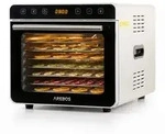 AREBOS D&ouml;rrautomat 700 W, 19 L, 8 Edelstahlgitter, Touchdisplay, 24 h Timer,
