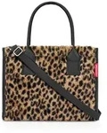 reisenthel Handtasche Umh&auml;ngetasche Daily Shopper Leo Fake Fur braun - Braun