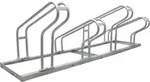Fahrradst&auml;nder f&uuml;r 4 Fahrr&auml;der h&ouml;henversetzt 140x45 cm Stahl feuerverzinkt...
