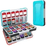 Aufbewahrungsbox f&uuml;r Nintendo Switch 2/Lite/OLED mit 48 Game Card Slots und 24...