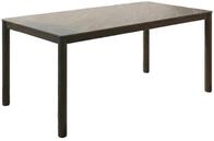 KAWOLA Gartentisch LONGA Outdoor Keramik dunkelgrau Gestell Aluminium 180x90 cm