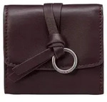 Marc O'Polo Geldb&ouml;rse Lunya Leather Combi Wallet Black Cherry dunkelbraun -