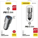 DUDAO R4PQ Car Charger 22.5W, Auto, Zigarettenanz&uuml;nder, Grau - Grau