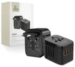 Tech-Protect TA200 EU-/UK-/US-/AU-Adapter - schwarz - Schwarz