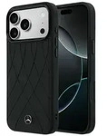 Mercedes H&uuml;lle Crossed Lines f&uuml;r iPhone 18 Pro Max MagSafe Kunstleder schwarz...