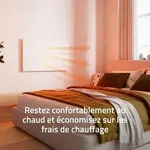 Hombli HBIR-0409, Infrarot-Heizl&uuml;fter, IP24, Drinnen, Wand, Wei&szlig;, Glas - Wei&szlig;