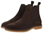 Marco Tozzi Stiefelette Stiefelette Veloursleder/Textil - Dunkelbraun - 41
