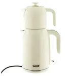 Mulex Tee Express Teekocher 2200W - 2-in-1 Wasserkocher mit Teekanne 1,7L + 1 L,