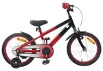vidaXL Kinderfahrrad 16 Zoll f&uuml;r 4-6 Jahre alt Rot Schwarz - Rot
