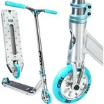CORE CG1 Stunt-Scooter Park H=81cm Silber Geb&uuml;rstet / T&uuml;rkis - Silber/T&uuml;rkis