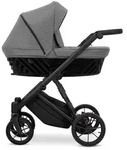 Kunert Ivento Black Deep Graphite 2-in-1 Kinderwagen IVE-09-BLACK - Grau