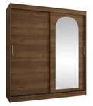 MIRJAN24 Kleiderschrank Selfie 180, Schwebet&uuml;renschrank mit zwei...