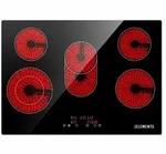Glaskeramikkochfeld 5 Zonen, Elektrokochfeld 77 cm, Flexzonen, 8400 Watt,...