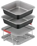 Tefal Dail'Easy 4-tlg. Hei&szlig;luftfritteusen Accessoires Set, Lochblechtablett