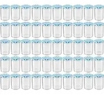 WELLGRO Einmachgl&auml;ser mit Schraubdeckel - 435 ml, 8,5 x 12 cm (&Oslash;xH), Glas /...