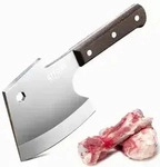 Hackmesser 15 cm Metzgermesser 4Cr14Mov Edelstahl Full Tang K&uuml;chenbeil f&uuml;r...