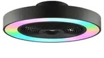 Brilliant Catania Deckenleuchte 48,6cm mit Ventilator schwarz 40W IP20 indoor -
