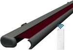 Eclipse Premium elektrische Vollkassettenmarkise Grau 3x2,5 m Tuch: Beere