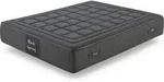 Moonia Black Spring Royal, Doppelt / volle Gr&ouml;&szlig;e, Memory-Foam-Matratze, Weich,