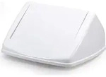 Durable Deckel f&uuml;r Abfallsammler 40l mit wei&szlig;er Einwurfklappe - 1801574011 -...