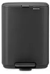 Brabantia Bo, 4 l, Rechteckig, Stahl, Grau, Kunststoff, Terrasse - Grau
