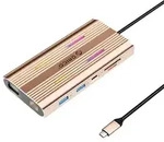 Orico XDR 12-in-1 RGB USB-C Dockingstation (USB-A, USB-C PD, 100 W, 2x HDMI 4K...
