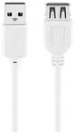 Goobay 96197, 0,6 m, USB A, USB A, USB 2.0, 0,48 Gbit/s, Wei&szlig; - Wei&szlig;