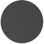 vidaXL Pool Bodenschutzmatte 16 stk. &Oslash; 235 cm Rund EVA-Schaum Schwarz