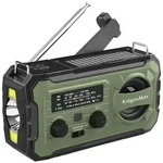 Solar Radio Tragbare SOS Powerbank 10000mAh Taschenlampe Dynamo Kruger&Matz