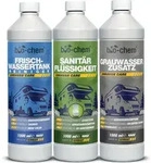 Camping Hygiene-Zus&auml;tze Set 3-teilig: Sanit&auml;rfl&uuml;ssigkeit 1l +