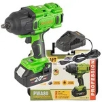 Procraft PWA80-1B-C Akku Schlagschrauber 20 V 1600 Nm 1/2" Brushless + 1x Akku 4,0 Ah