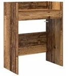 vidaXL DJ Tisch Altholz 82 x 45 x 102 cm Holzwerkstoff - Braun