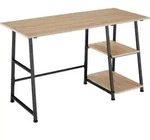 tectake&reg; Schreibtisch Paisley 120 x 50 x 73,5 cm - Braun